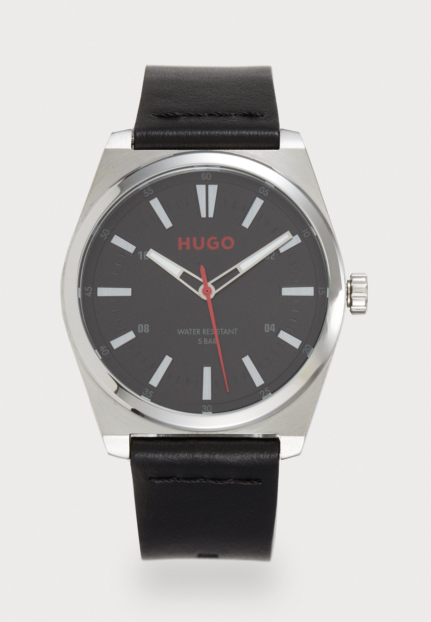 HUGO Uhr silver-coloured/black/silberfarben Zalando