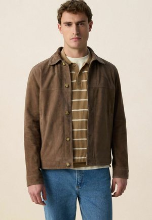 GESTREIFTES  - Poloshirt - bruin