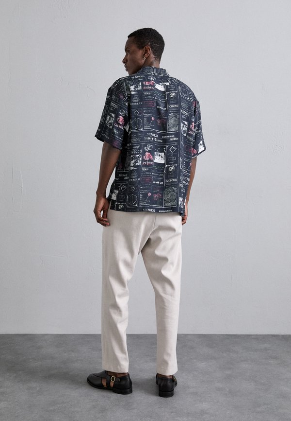 PANTALONE TESSUTO - Trousers - rigato milk stucco2