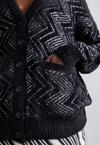 Missoni MAXI CARDIGAN - Kardigan - black