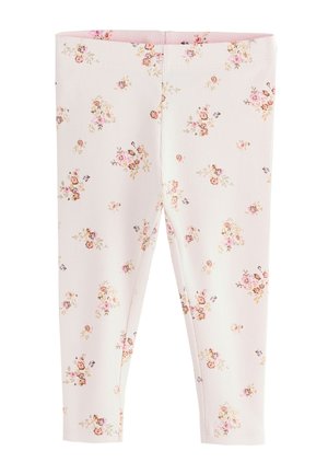 Next Legíny – nohavice - ecru white ditsy floral