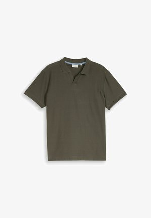 TOM TAILOR, TOM TAILOR POLOSHIRTS POLOSHIRT MIT OTTOMAN-STRUKTUR - Polo - deep leaf green