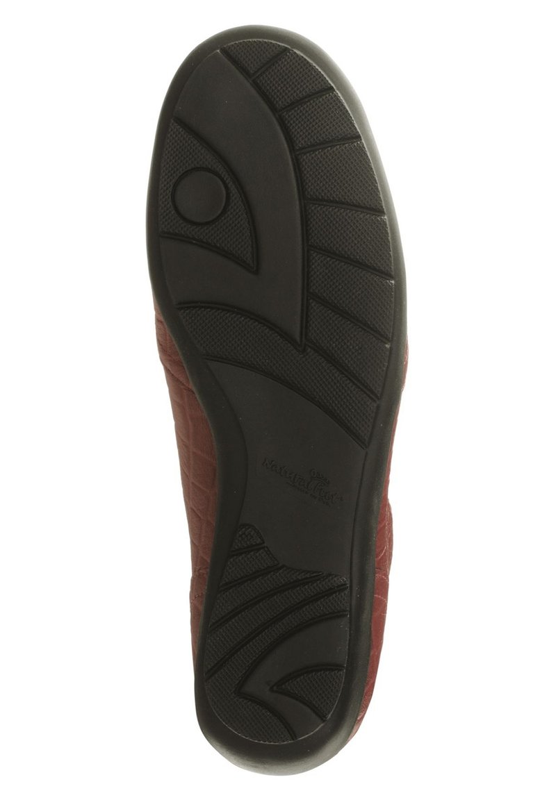 Damen Halbschuhe | Natural Feet Slipper rot/dunkelrot - XS79273 Damen Halbschuhe | Natural Feet Slipper rot/dunkelrot - XS79273