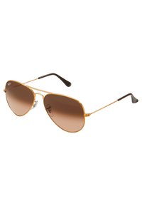 AVIATOR LARGE UNISEX - Lunettes de soleil - bronze/copper pink gradient brown