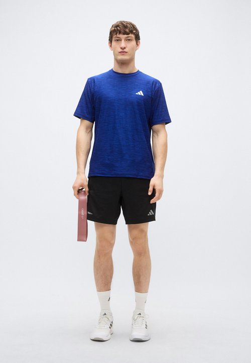 adidas Sports T-shirt - dark blue melange — foto 2