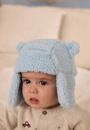 Next, TRAPPER BABY HAT UNISEX - Huer - blue borg