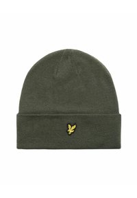 Lyle & Scott INVERNALE CON RISVOLTO - Berretto - mottled dark grey/ mottled dark green
