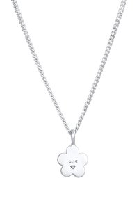 Elli SPARKLING FLOWER CHARM - MIT KRISTALLEN VON SWAROVSKI�® - Halskæder - silberfarben