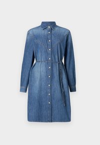 ONLGILLO BELT DRESS - Džinsinė suknelė - medium blue denim