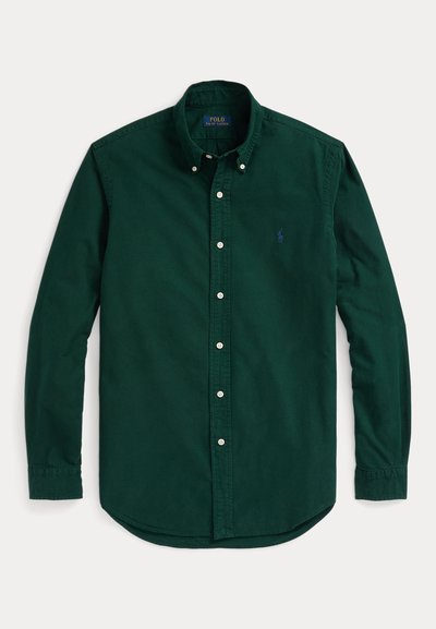 Polo Ralph Lauren SLIM FIT GARMENT-DYED OXFORD SHIRT - Overhemd - hunt club green