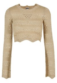 CROPPED CROCHET - Trui - softseagrass