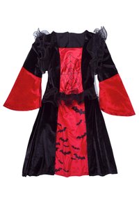 Corimori VAMPIR HALLOWEEN DRACULA HEXE KARNEVAL - Freizeitkleid - schwarz rot