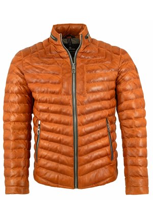 Milestone MSMALIK - Lederjacke - hell orange