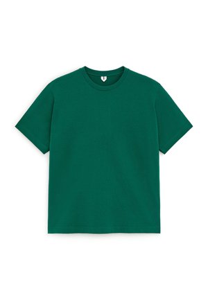 ARKET, ARKET 220 GSM RELAXED T-SHIRT - T-Shirt basic - dark green