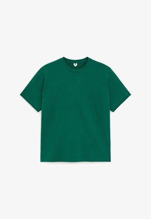ARKET, ARKET 220 GSM RELAXED T-SHIRT - T-Shirt basic - dark green
