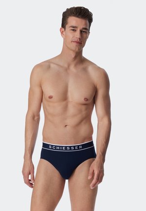 Schiesser 6-PACK - Slip - weiss navy