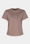 SWIFT TOP - Camiseta deportiva - mink brown/reflective silver