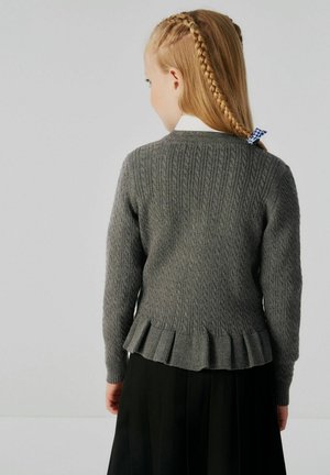 SCHOOL CABLE - REGULAR FIT - Cardigan - grey