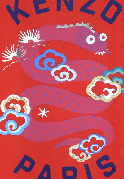 KENZO kids T-shirt à manches longues - piment