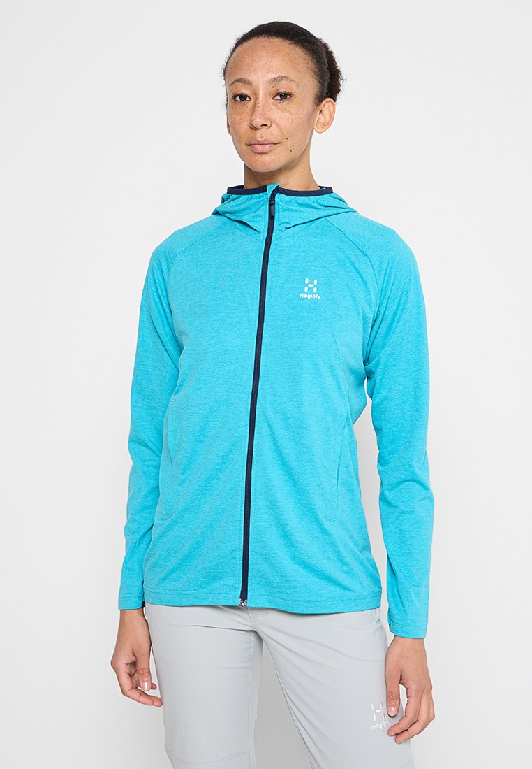 Haglöfs Sweater met rits turquoise Haglöfs Sweater met rits turquoise