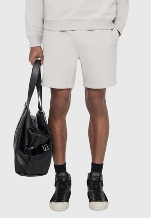AllSaints, ASTON SWEATSHORTS - Tracksuit bottoms - sky blue