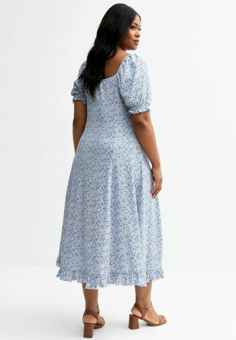 sachin and babi light blue dress 2 Piece Outfits Lace Up Halter Bra Crop Top Cut Out Side High Split Maxi  Dress