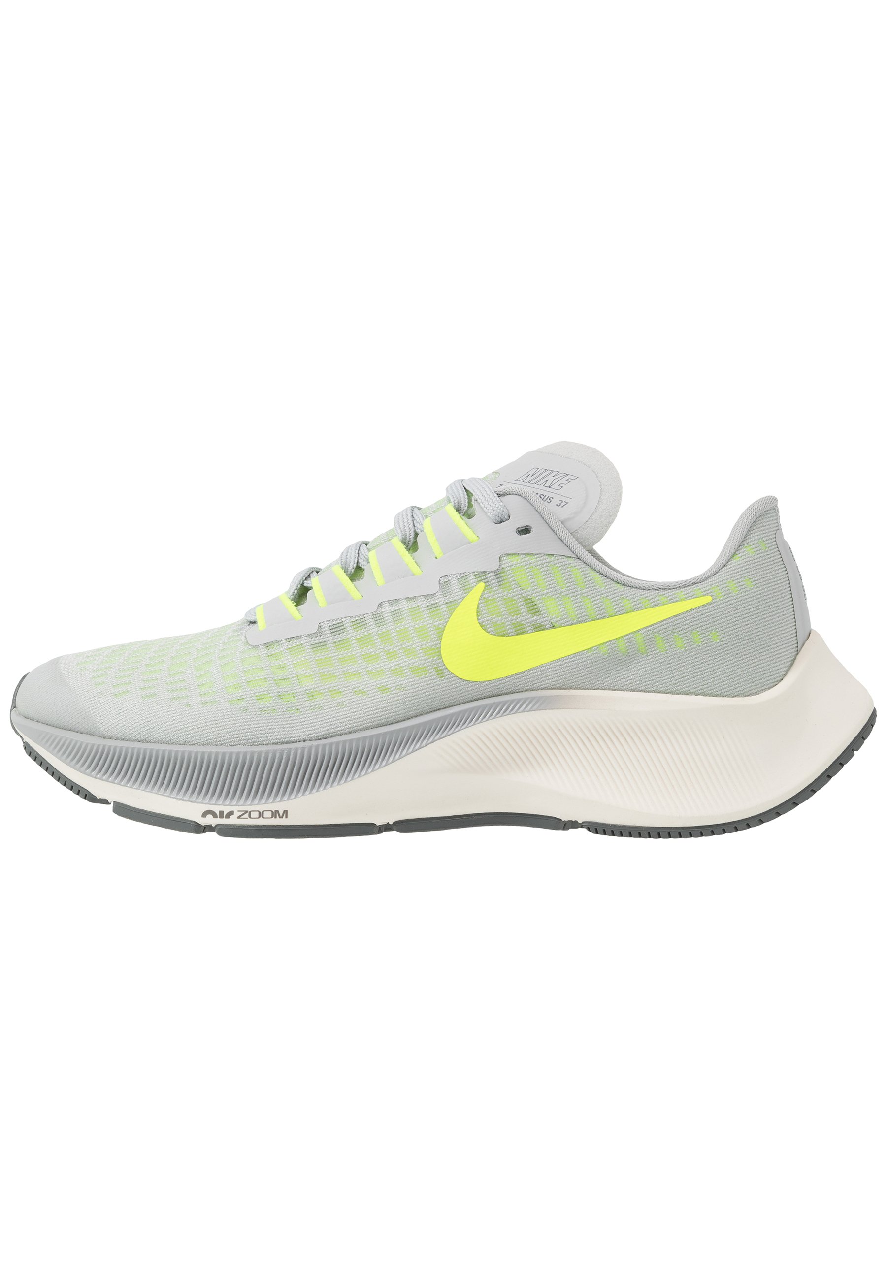 AIR ZOOM PEGASUS 37 UNISEX - Zapatillas de running neutras - grey fog/volt/smoke grey/sail AIR ZOOM PEGASUS 37 UNISEX - Zapatillas de running neutras - grey fog/volt/smoke grey/sail