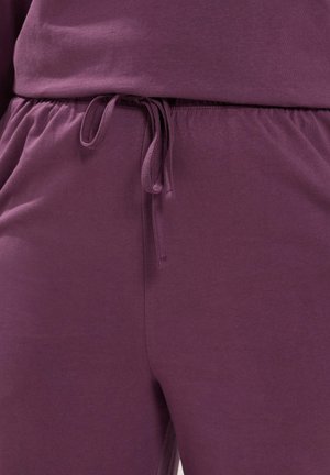 Yours Clothing, PLUS SIZE WIDE LEG TROUSERS - Stoffhose - purple