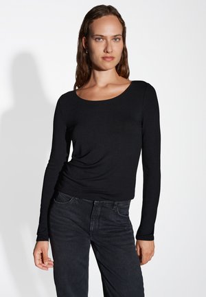 Maglietta a manica lunga - black