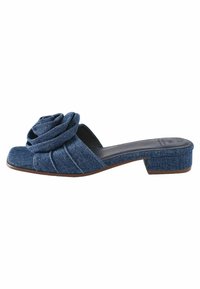 Next Muiltjes met hak - denim dark blue