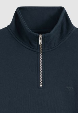 Levi's®, ORIGINAL HM QUARTER ZIP WINETASTING HTR - Sweatshirt - winetasting htr - blues