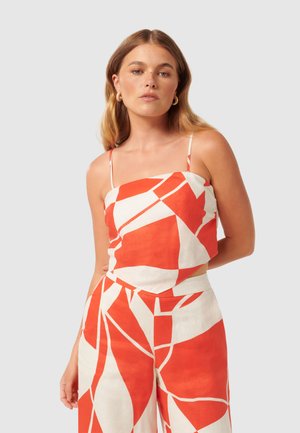 AMARI BANDEAU - Débardeur - apricot/offwhite