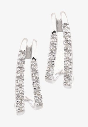 DIAMANT L'ÉTERNEL, HUGGY - Náušnice - white gold coloured