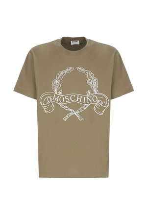 CON RICAMO - T-shirt con stampa - verde