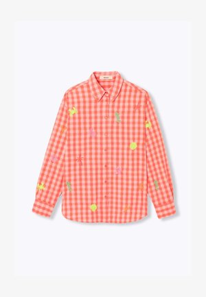 Promod, CHEMISE BRODÉE À CARREAUX - Chemisier - carreaux multicolores