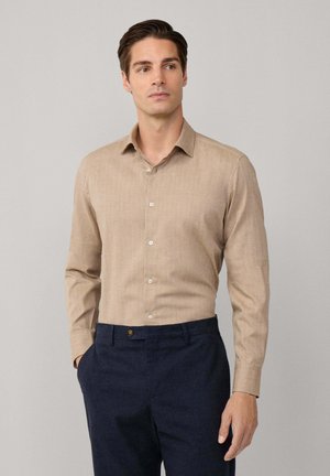 FLAN HERRING - Camisa - tobacco brown