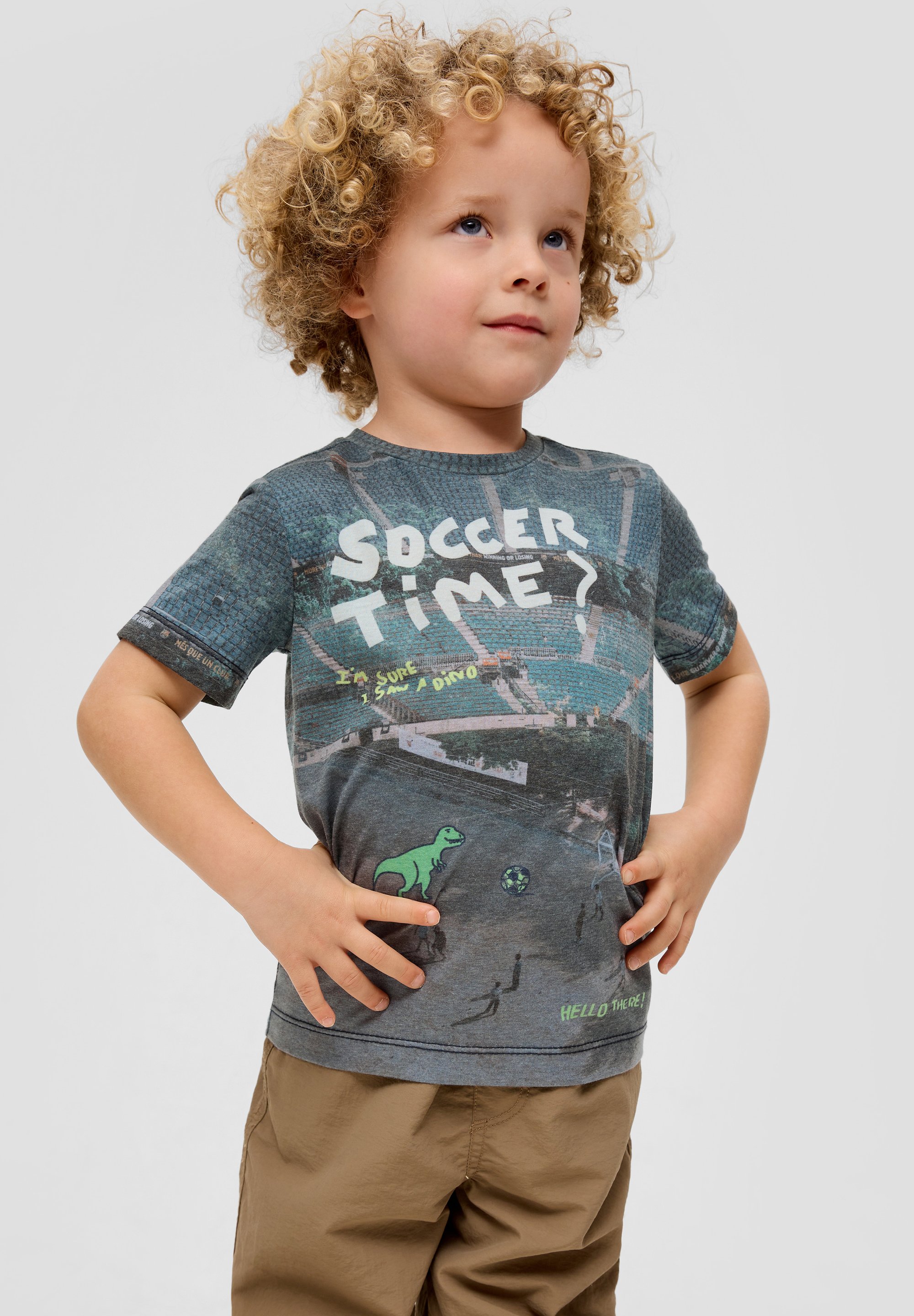 Bershka - T-shirt beige con stampa sul retro | ASOS