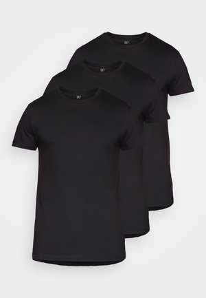 CREW 3 PACK - Potkošulja - true black
