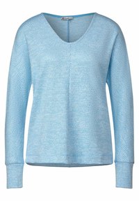 Zweifarbiges Langarmshirt