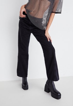 Bootcut jeans - black denim