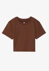 Basic T-shirt - dark brown