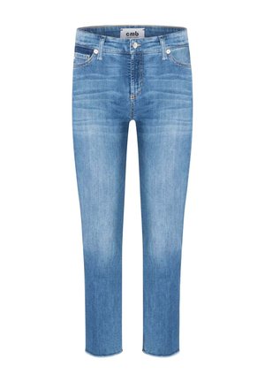 PIPER CROPPED - Jeans slim fit - light stone