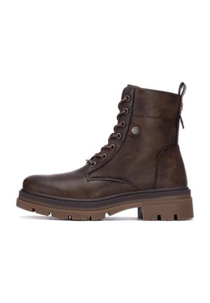 Botines con cordones - taupe