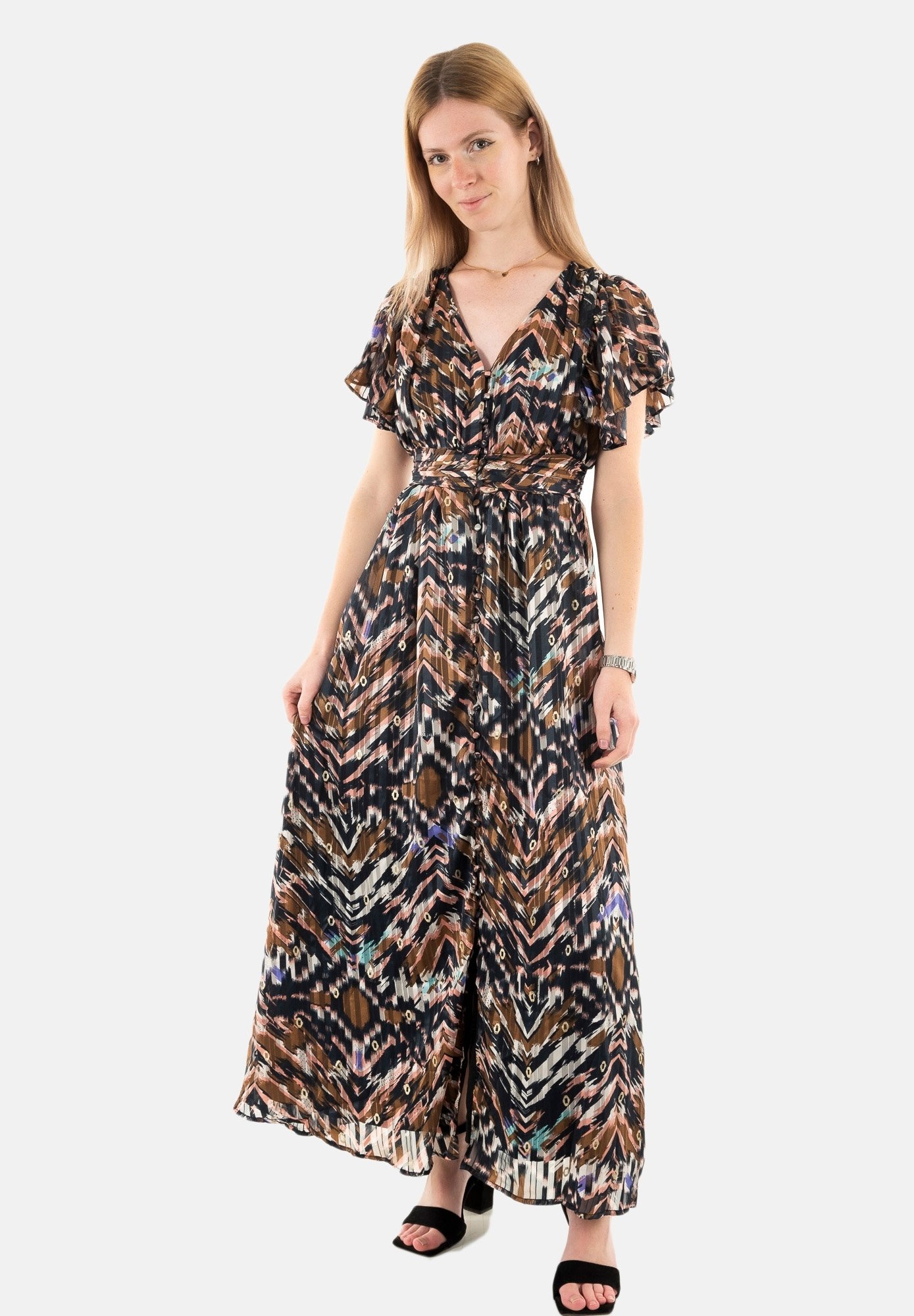 Kaporal CRAF Robe longue marron