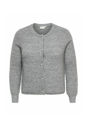 ONLY Carmakoma, CARDIGAN CARROSE CARDIGAN - Cardigan - medium grey melange