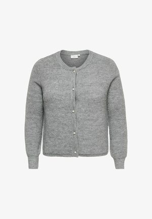 ONLY Carmakoma, CARDIGAN CARROSE CARDIGAN - Gilet - medium grey melange