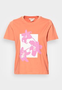 edc by Esprit - TEE - T-shirt z nadrukiem - peach - 3