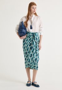 Maliparmi COLLECTION PRINT - Jupe crayon - blue