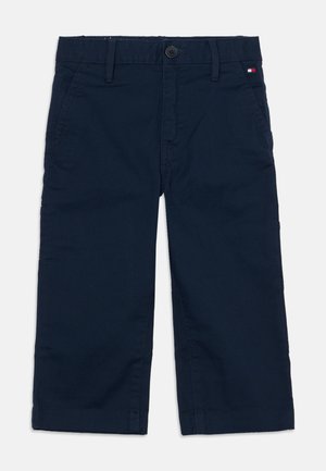 Tommy Hilfiger, RELAXED HERRINGBONE - Pantalones - dark blue