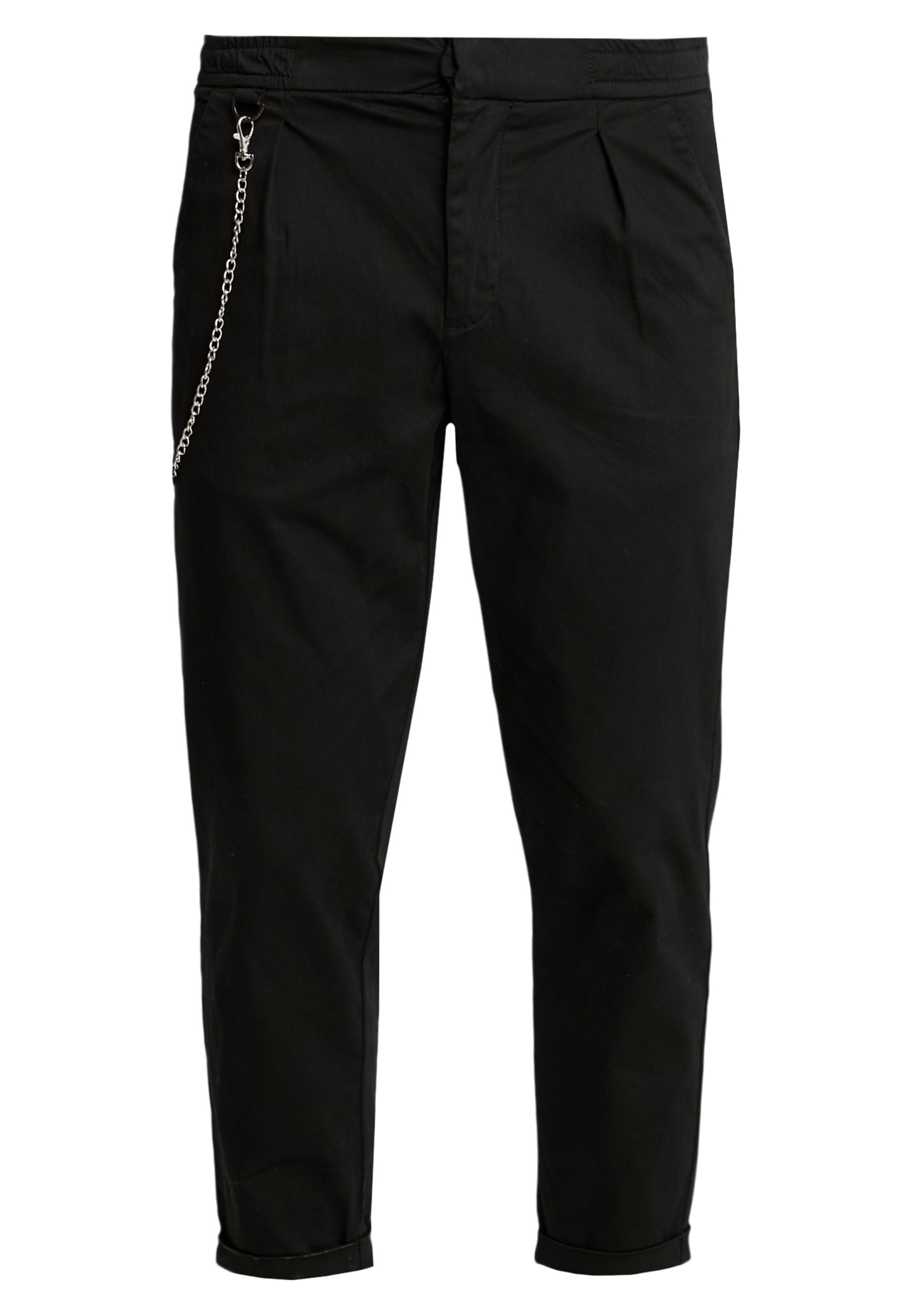 Redefined Rebel LEE CROPPED PANTS - Pantaloni - black/nero - Zalando.it